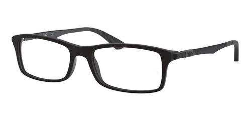 Lentes Ópticos Ray-ban Rectangular Rx7017 - Negro 54mm