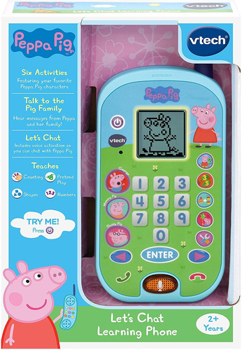 Vtech Peppa Pig Lets Chat Aprendizaje Teléfono