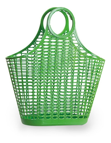 Sacola Bolsa Plastica Ecologica Multiuso Grande Plasnorthon Cor Verde