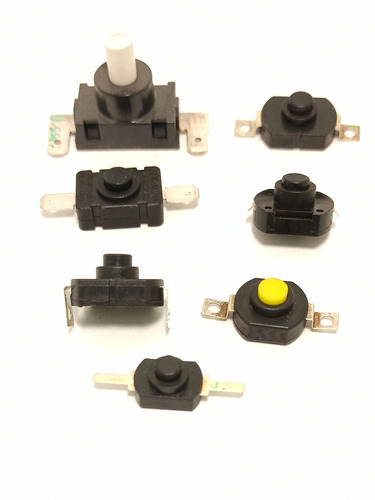 Switch Pulsador Combo De 7 Modelos Sistemas Led Linterna