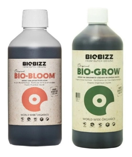 Fertilizante Biobizz Combo Bio Bloom + Bio Grow 500ml 