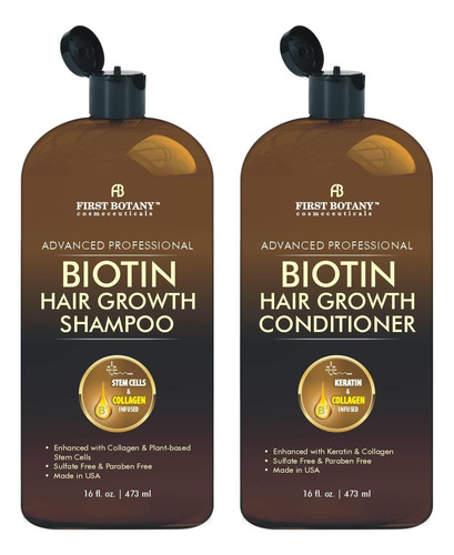 Primeiro Shampoo Botânico Para Crescimento Capilar Com Ed