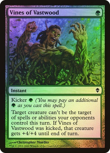 Magic Vines Of Vastwood Zendikar (foil)