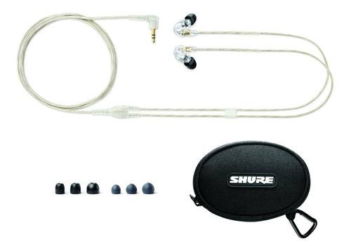 Imagen 4 de 4 de Auricular Intraural Shure Se215 Clear Con Cable Removible