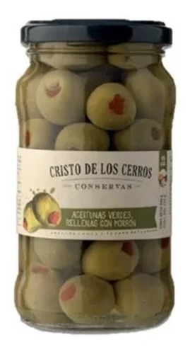 Aceitunas Verdes Rellenas Con Morrón X 320gr