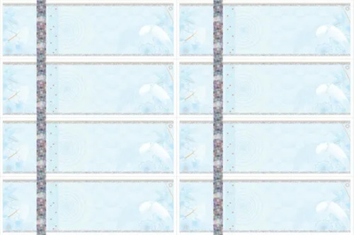 2000 Ingressos De Segurança Papel Moeda 150x50mm 08 P/ Folha