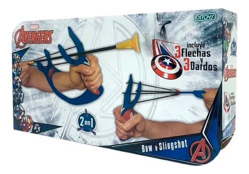 Avengers Bow & Slingshot 2 En 1-marvel-ditoys 2465