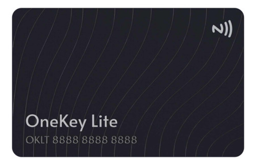 Onekey Lite Recovery Phrase Backup Card Hardware Wallet