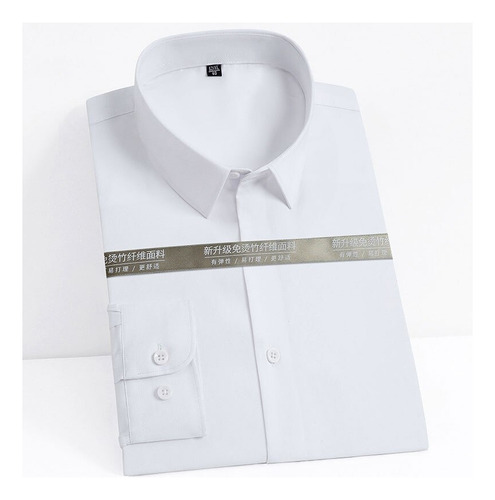 Camisa De Vestir Elástica Para Hombre Ormal Business Social