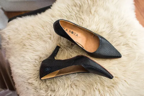 Stilletos Zapato Mujer 100 Cuero Oto o Invierno Lola Roca