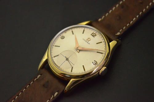 Omega Corda Manual Cal. 266- Plaque De Ouro - Lindo
