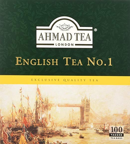 Ahmad Tea Té Inglés No.1 Tagged Las Bolsitas De Té, 100 Cond