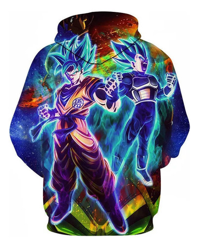 Nueva Chaqueta Con Capucha Estampado Dragon Ball 3d