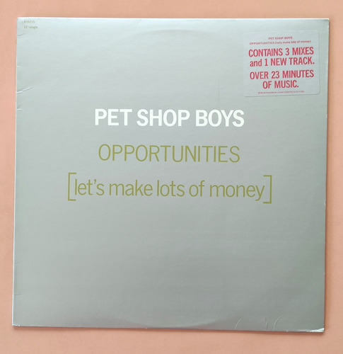 Vinilo12 - Pet Shop Boys, Opportunities - Mundop