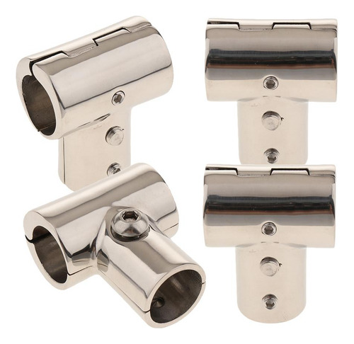 4xstainless Marine Pasamanos De Barco T Accesorios Codo De 3