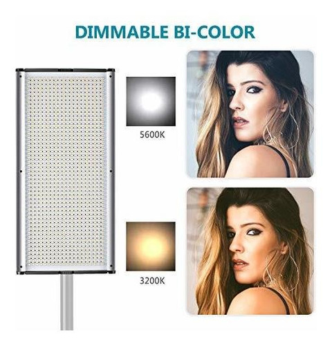 Luz De Video Profesional Led Bicolor Regulable Neewer Para E