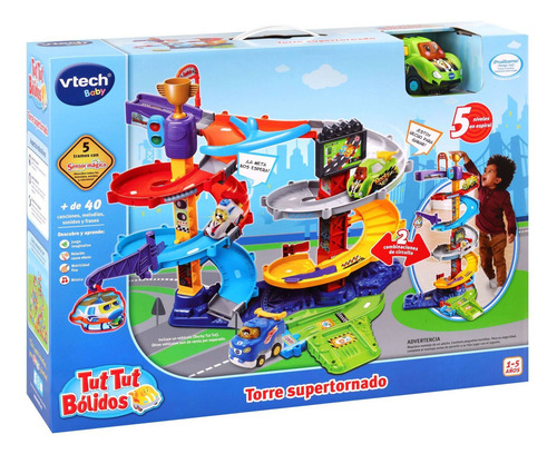 Pista Torre Supertornado Tut Tut Bolidos Vtech.