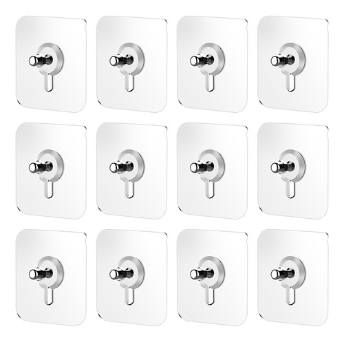 Adhesivo De Pared Con Ganchos Para Pared, Sin Rastros, 20 Un