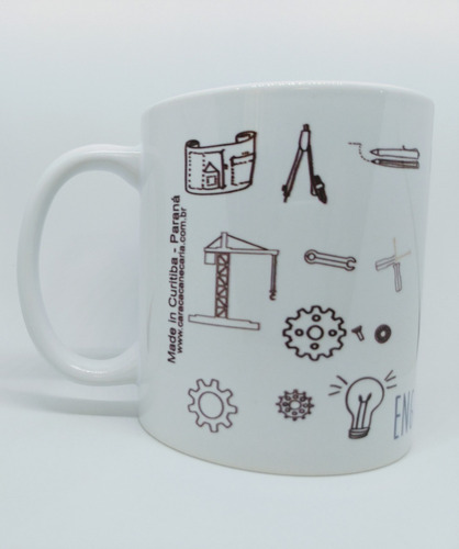 Caneca Personalizada Profissão Engenharia Civil - Engenheira