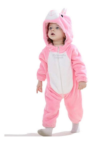 Pijama Y Disfraz Enterito Polar Bebés Conejo