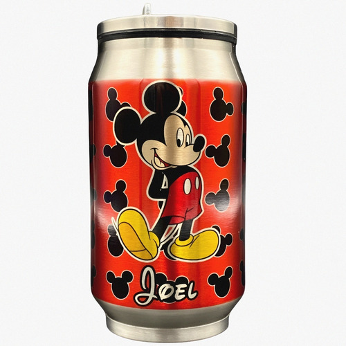 Termo Lata 266 Ml, Minnie Mouse Rosa Disney