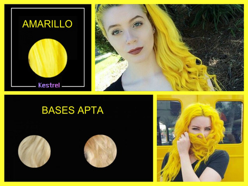 Imagen 3 de 8 de Coloración Tinta Fantasía Cabello Kestrel 3 Unidades Envíos