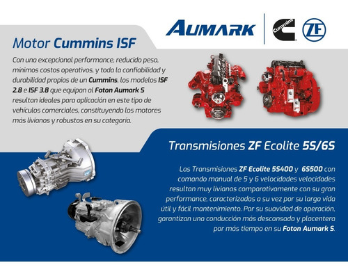 Imagen 8 de 9 de Foton Aumark 614 Con Caja Motor Cummins 150hp