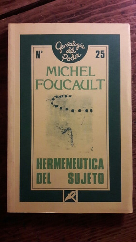 Hermeneutica Del Sujeto  Foucault Michel L5