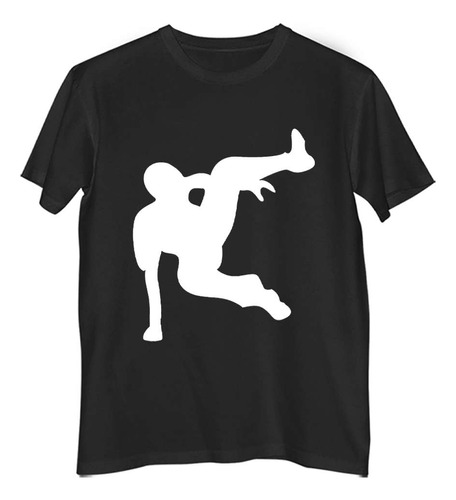 Remera Niño Color Parkour Silueta Salto