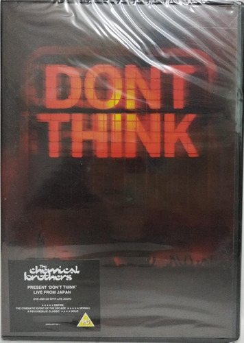The Chemical Brothers  Don't Think Dvd / Cd Nuevo Sellado
