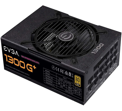 Fuente De Poder Evga Supernova 1300 G+ 80+ Gold 1300w Color Negro
