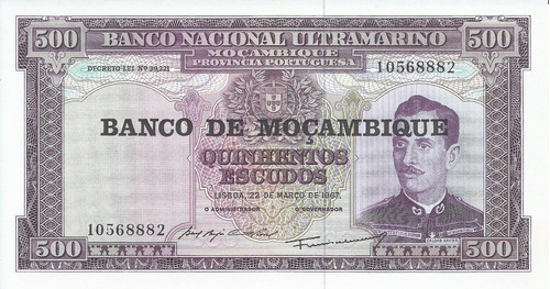 Mozambique 500 Escudos 1967