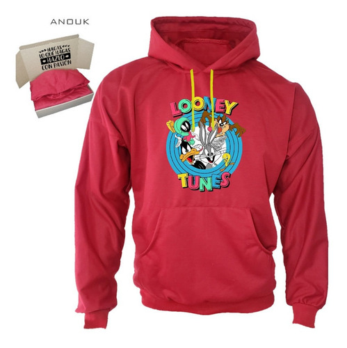 Buzo Hoodie Personalizado Saco Looney Tunes Estampado