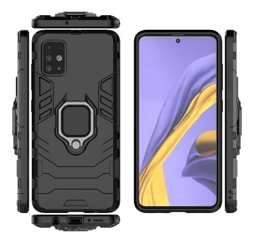Samsung Note10 Lite / Case Antishock Black Panther Premium 
