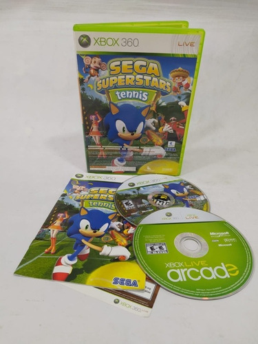 Sega Superstar Tennis + Xbox Love Arcade - Xbox 360