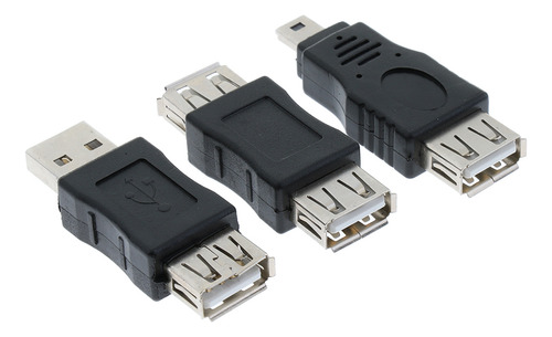 10 Unids Usb Mini Adaptador Convertidor Carga A Micro Usb