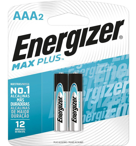 Imagen 1 de 3 de Pack De Pilas Energizer Maxplus Ep92 Bp2 Aaa X2 Unidades