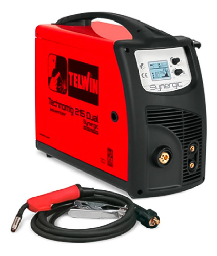 Soldadora Inverter Telwin Mig 220a - Technomig 215 Dual Sin Color Rojo