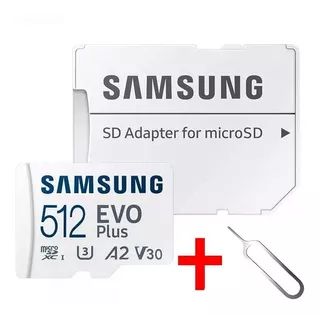 Memoria Micro Sd Samsung Evo Plus 512 Gb, 100% Original