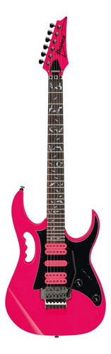 Guitarra eléctrica Ibanez PIA/JEM/UV JEMJRSP stratocaster de meranti pink con diapasón de jatoba