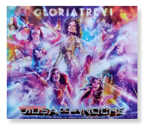 Gloria Trevi Diosa De La Noche En Vivo Disco 2cds + Dvd