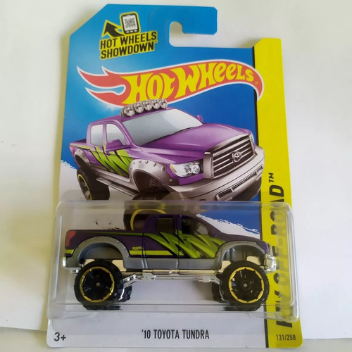 Hot Wheels '10 Toyota Tundra Purple 2014 Hw Hot Trucks Metal