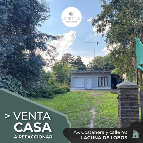 Venta - Casa A Refaccionar En La Laguna De Lobos