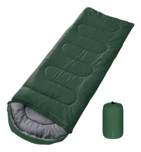Saco De Dormir 190x75x30cm Verde Bighouse