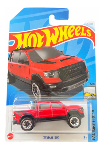 2023 Ram 1500 Hotwheels Pick Up Todoterreno Coleccionable