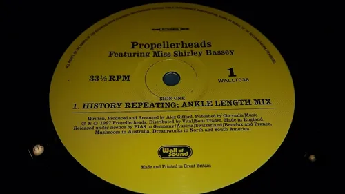 Propellerheads Feat Miss Shirley Bassey History Repeating 97 (Usado)