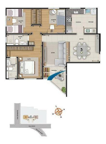 Apartamento À Venda 3 Quartos São Lucas/bh - Ap5682