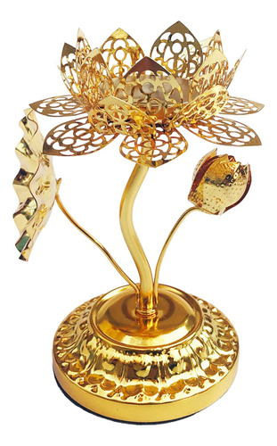 Portavelas De Loto, Candelabro Budista Ghee Para Fiesta,