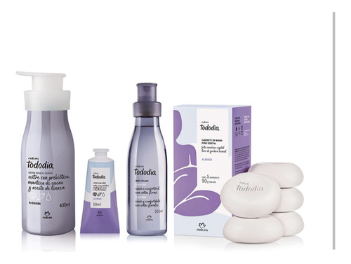 Kit Exclusivo Natura Tododia Algodón Rutina Completa