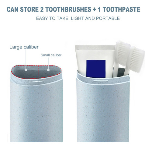 Estuche De Almacenamiento Portátil Y Pasta De Dientes Yardwe